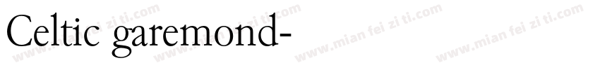 Celtic garemond字体转换